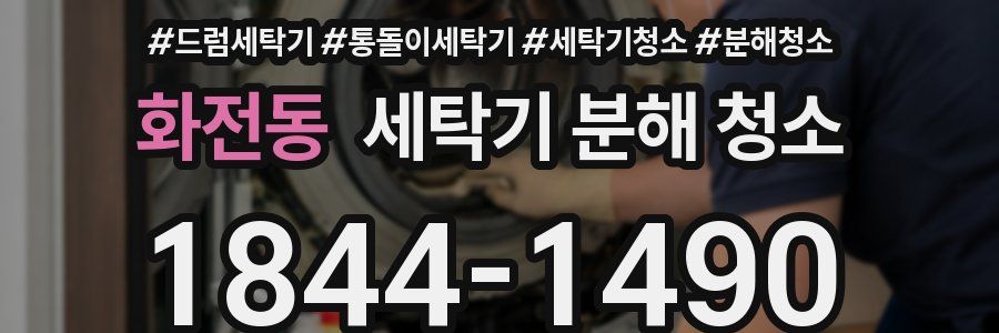 화전동 세탁기 분해 청소