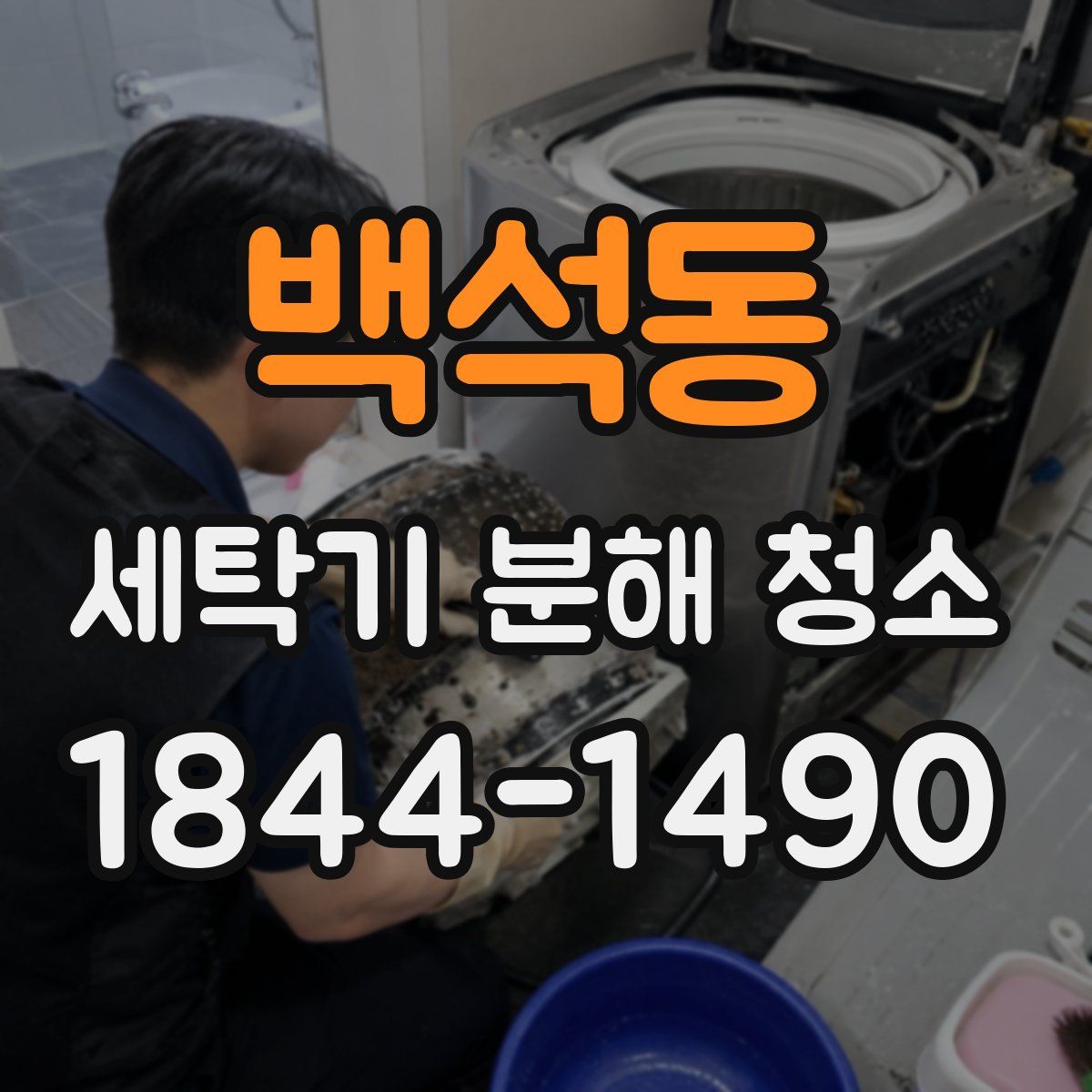 백석동 세탁기 분해 청소