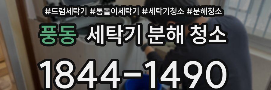 풍동 세탁기 분해 청소
