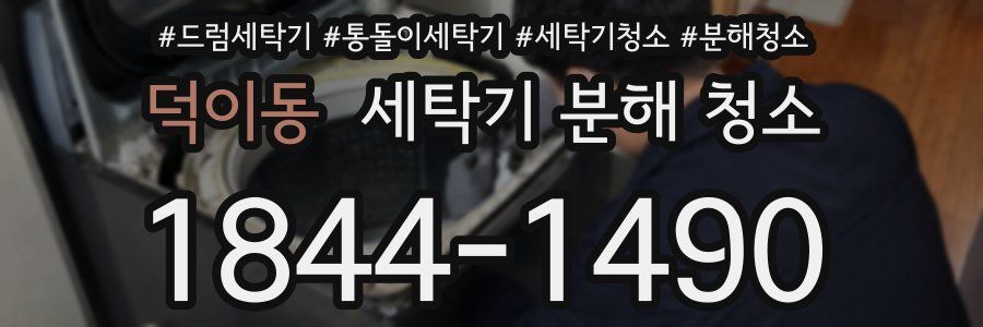 덕이동 세탁기 분해 청소