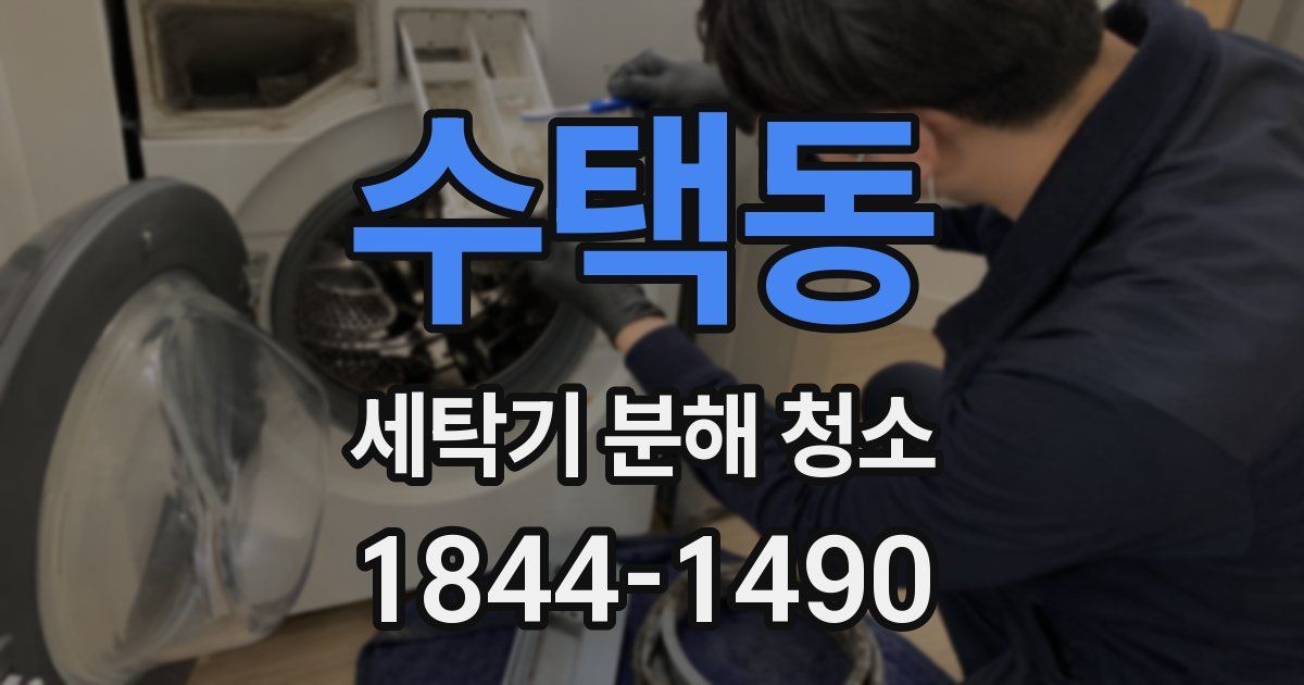 수택동 세탁기 분해 청소