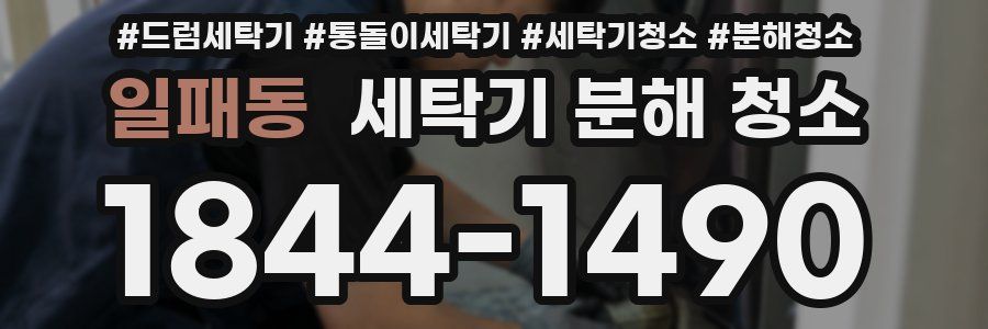 일패동 세탁기 분해 청소