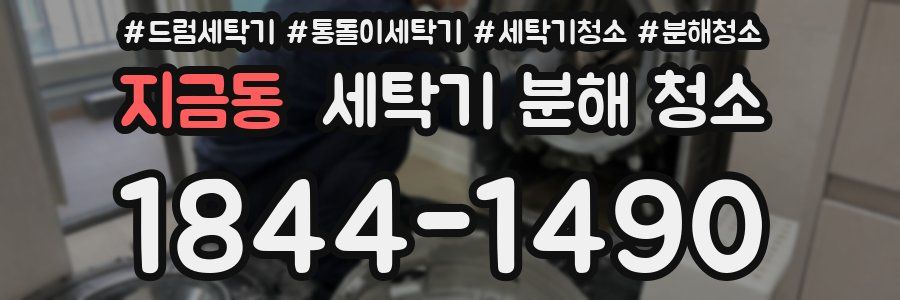 지금동 세탁기 분해 청소
