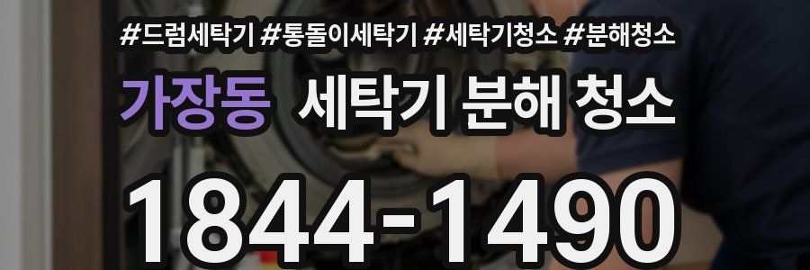 가장동 세탁기 분해 청소