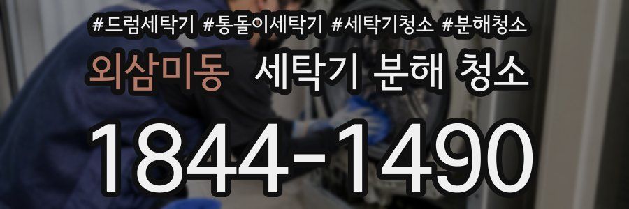 외삼미동 세탁기 분해 청소