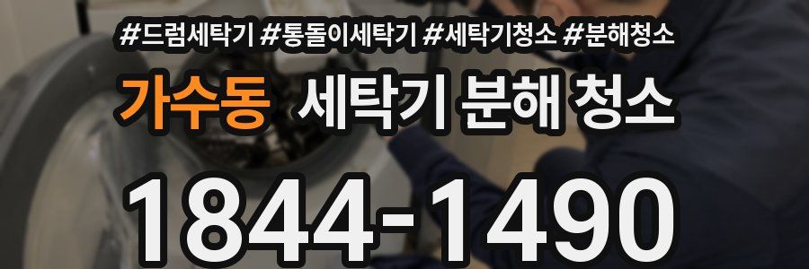 가수동 세탁기 분해 청소