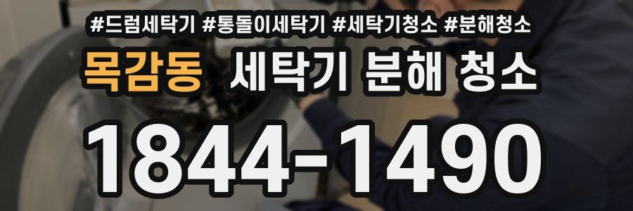 목감동 세탁기 분해 청소