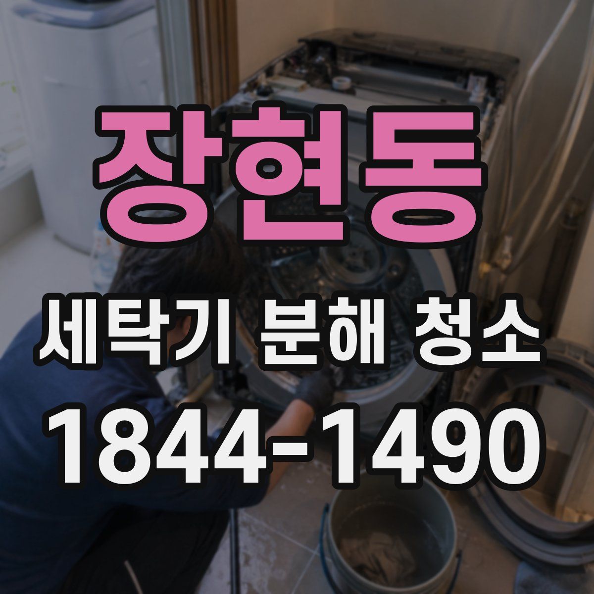 장현동 세탁기 분해 청소