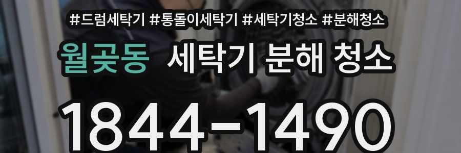 월곶동 세탁기 분해 청소