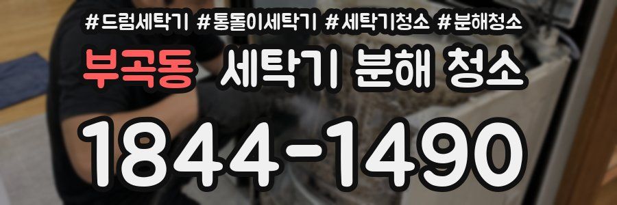 부곡동 세탁기 분해 청소