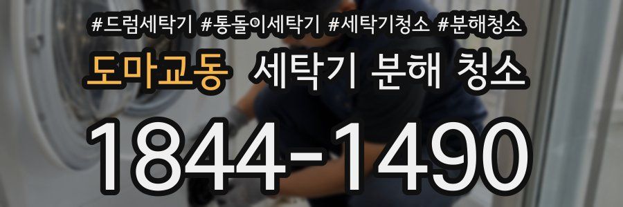 도마교동 세탁기 분해 청소
