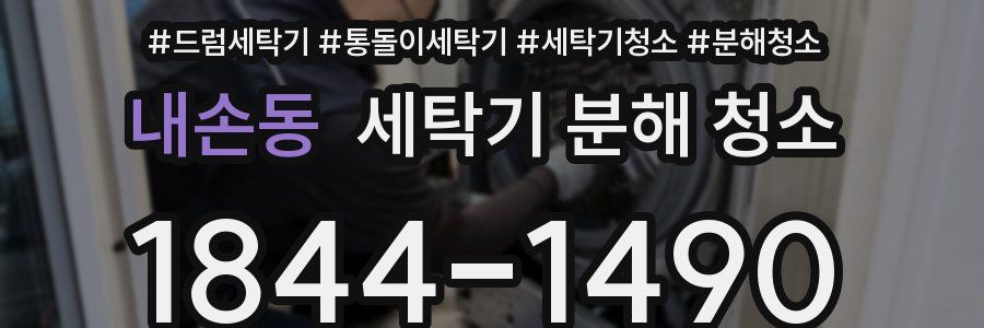 내손동 세탁기 분해 청소