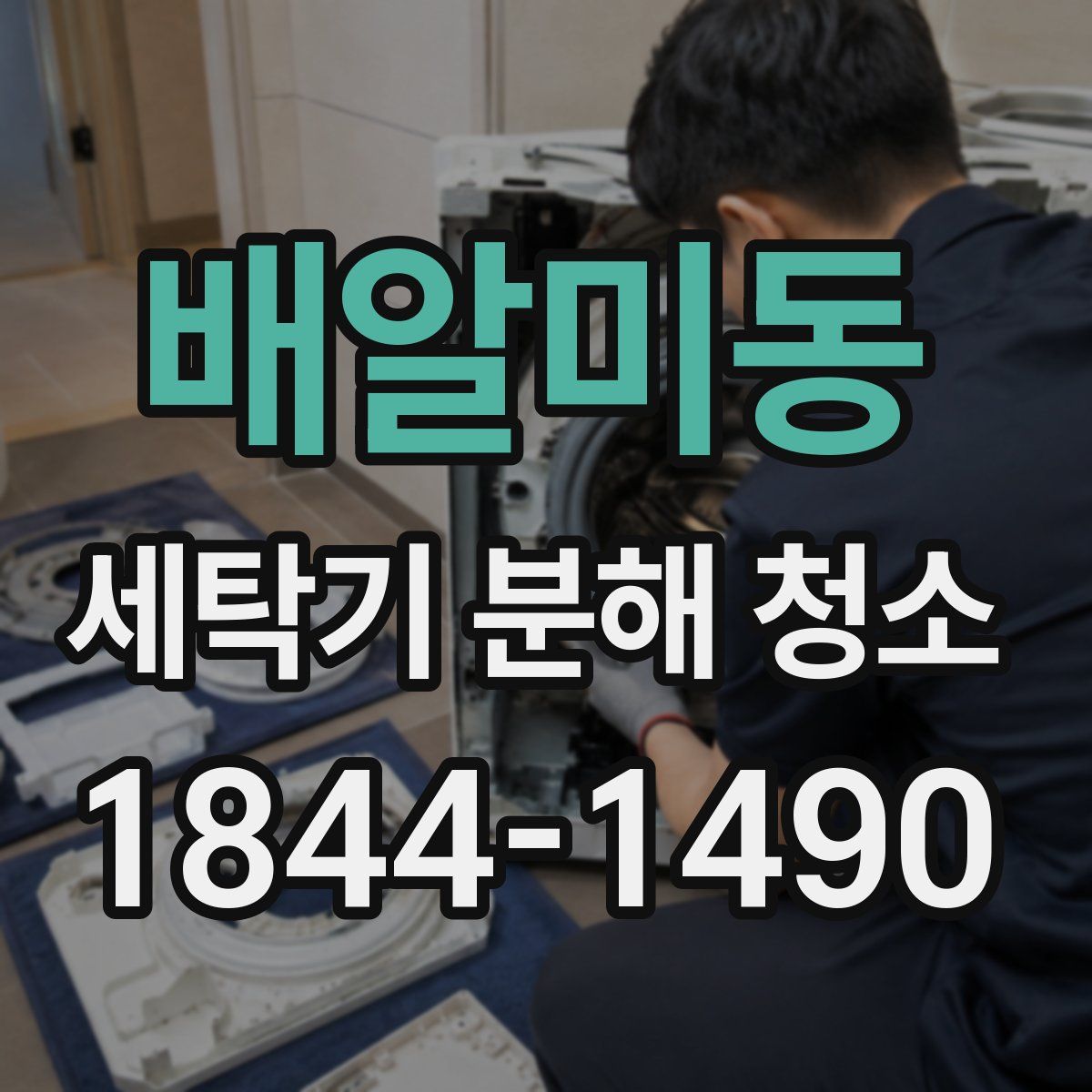 배알미동 세탁기 분해 청소