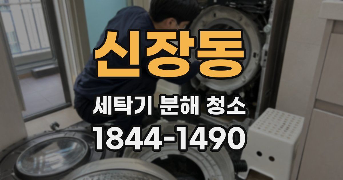신장동 세탁기 분해 청소