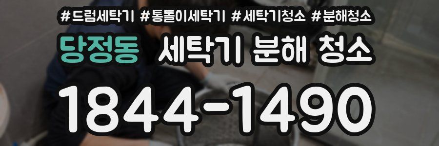 당정동 세탁기 분해 청소