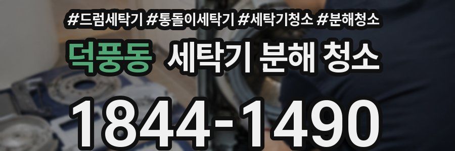 덕풍동 세탁기 분해 청소