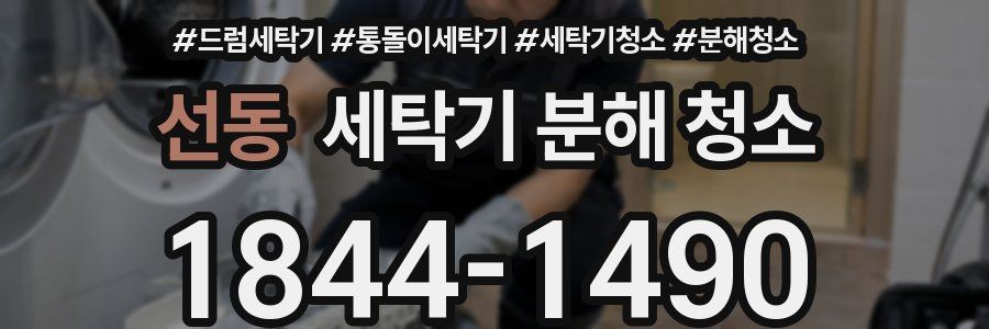 선동 세탁기 분해 청소