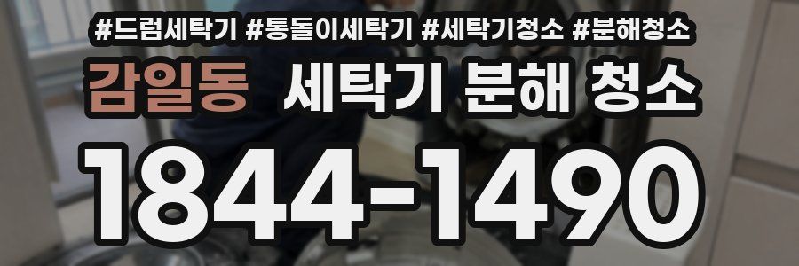 감일동 세탁기 분해 청소