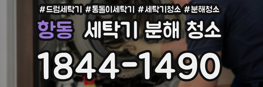 항동 세탁기 분해 청소