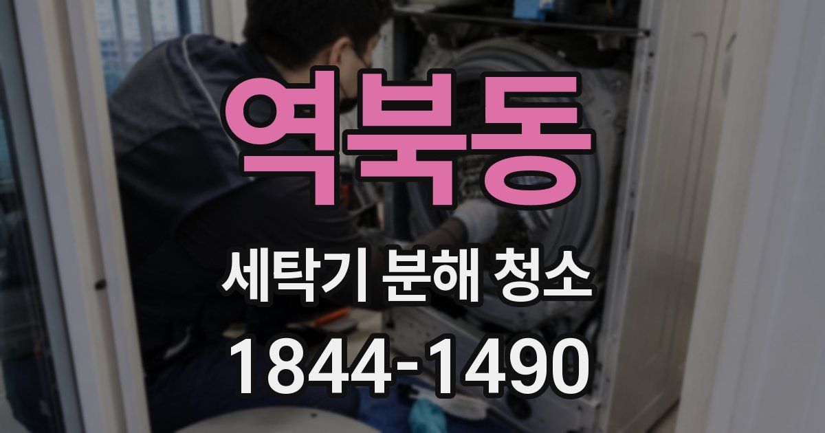 역북동 세탁기 분해 청소
