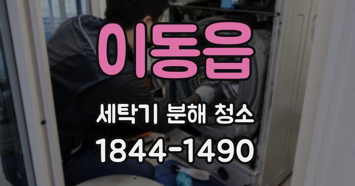 이동읍 세탁기 분해 청소