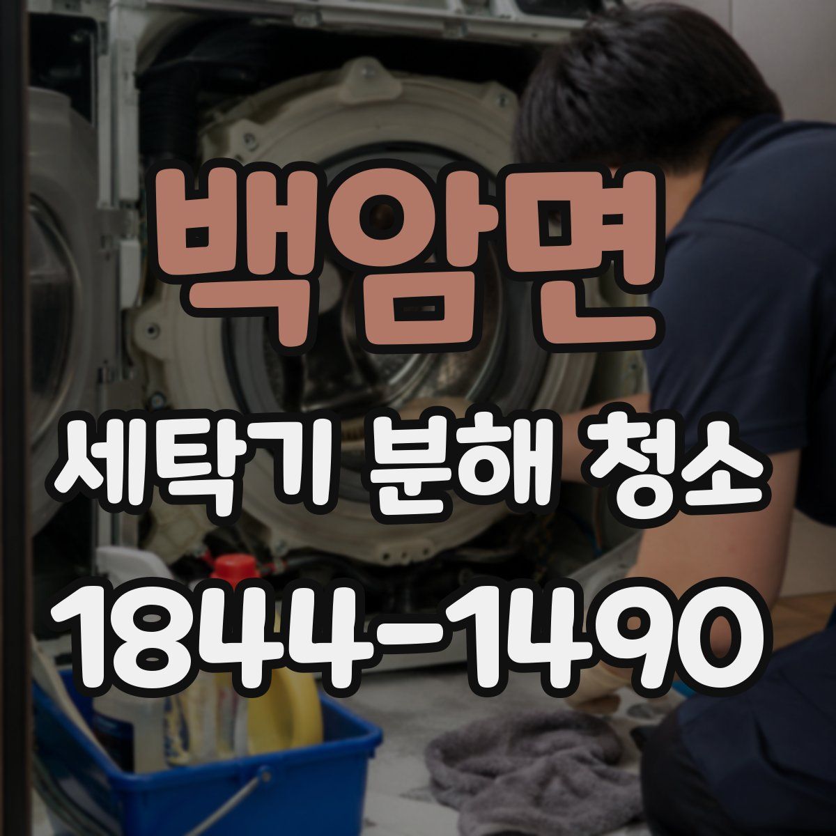 백암면 세탁기 분해 청소