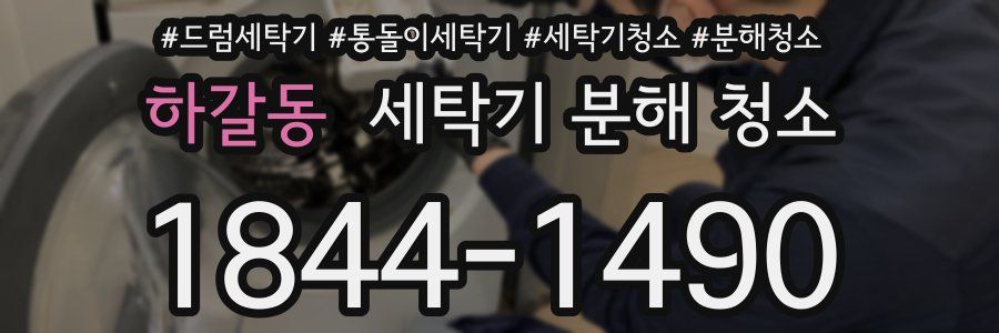하갈동 세탁기 분해 청소