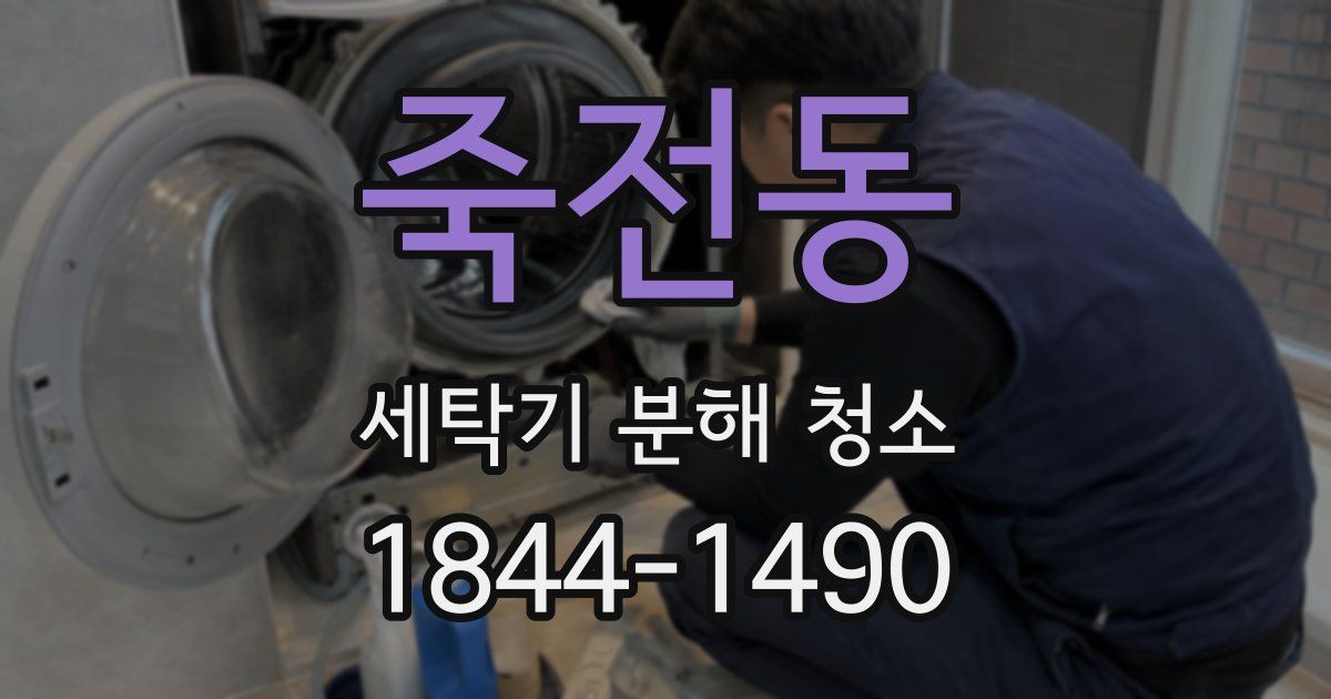 죽전동 세탁기 분해 청소