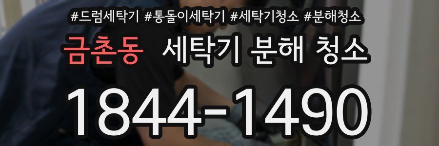 금촌동 세탁기 분해 청소