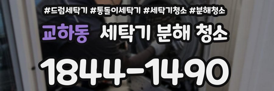 교하동 세탁기 분해 청소