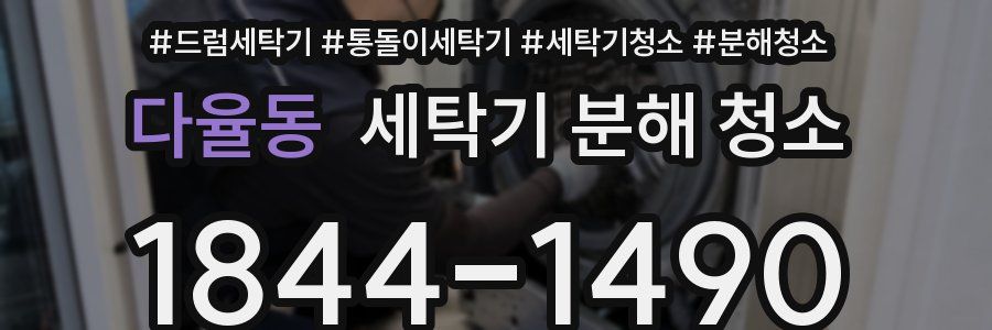 다율동 세탁기 분해 청소