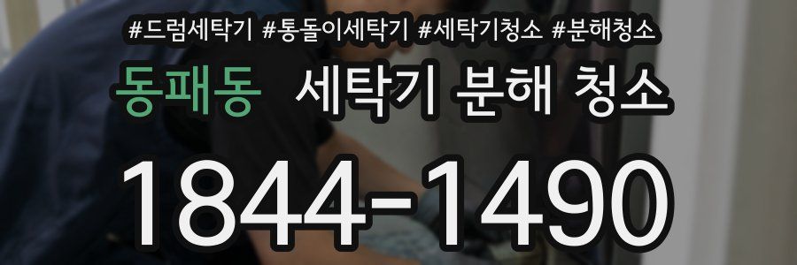 동패동 세탁기 분해 청소