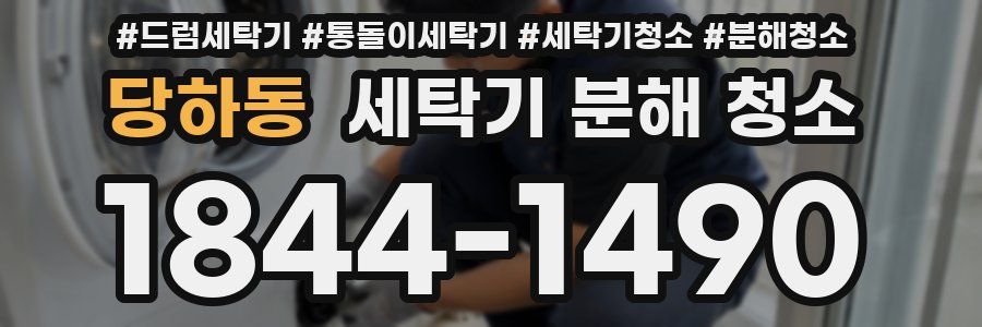 당하동 세탁기 분해 청소