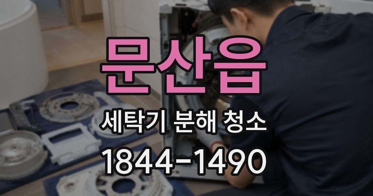 문산읍 세탁기 분해 청소