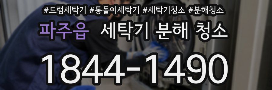 파주읍 세탁기 분해 청소