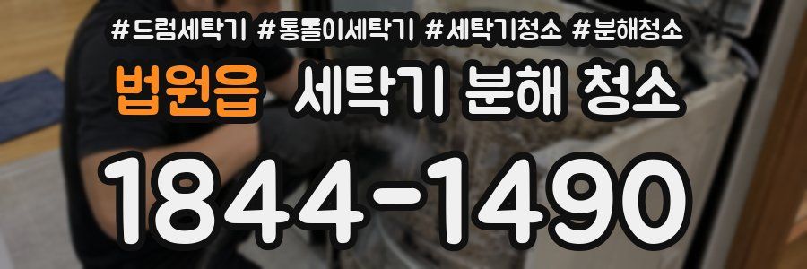 법원읍 세탁기 분해 청소