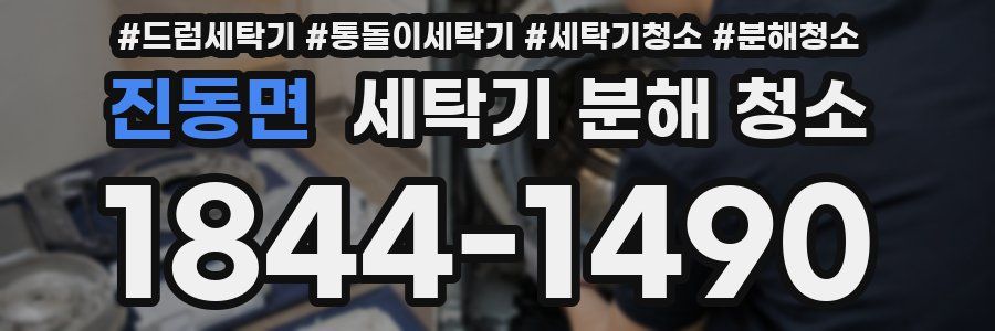 진동면 세탁기 분해 청소