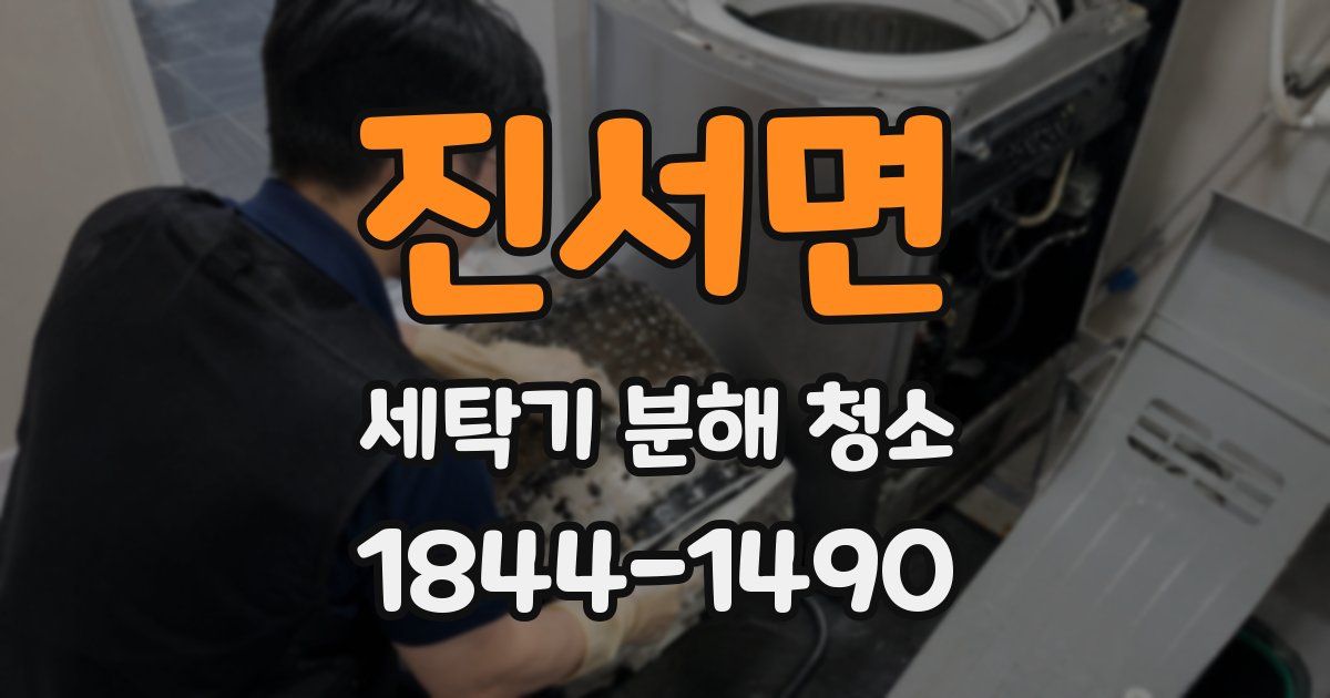 진서면 세탁기 분해 청소