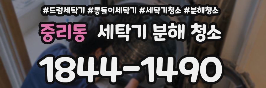중리동 세탁기 분해 청소