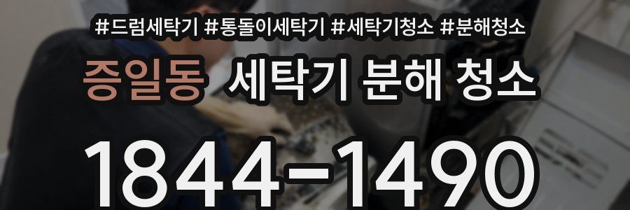 증일동 세탁기 분해 청소