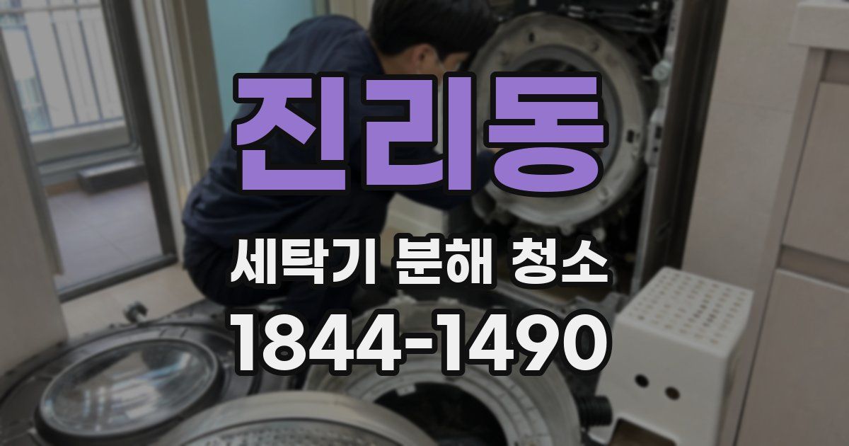 진리동 세탁기 분해 청소