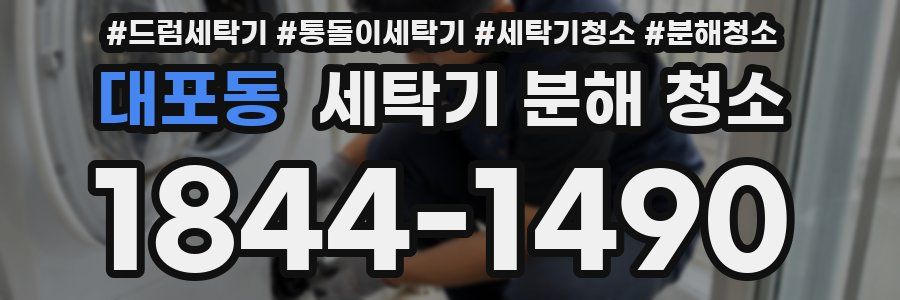 대포동 세탁기 분해 청소