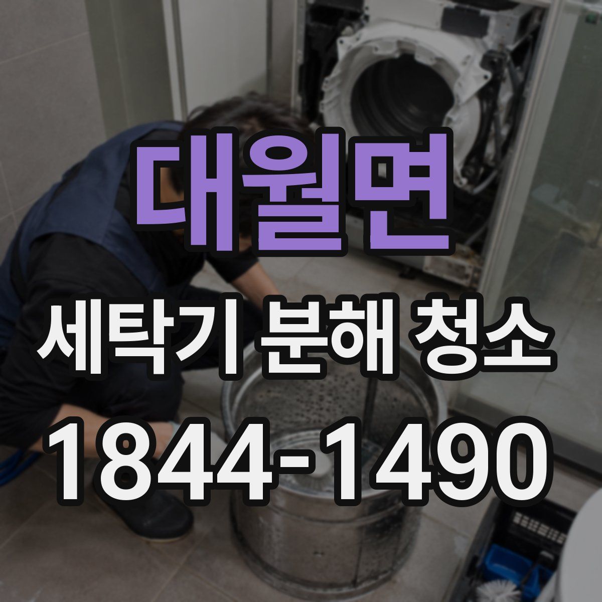 대월면 세탁기 분해 청소