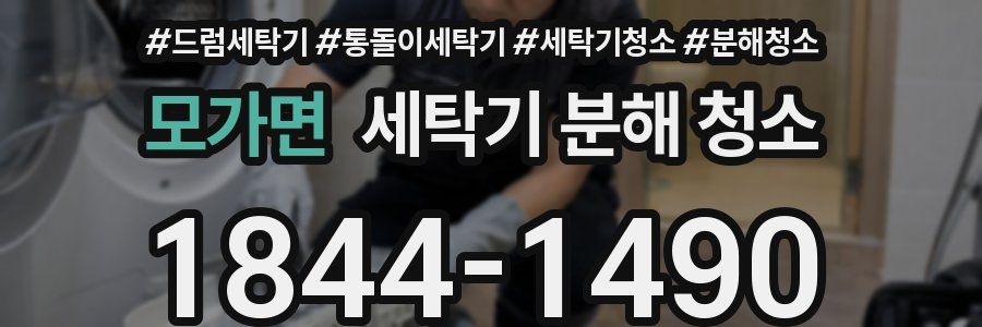 모가면 세탁기 분해 청소