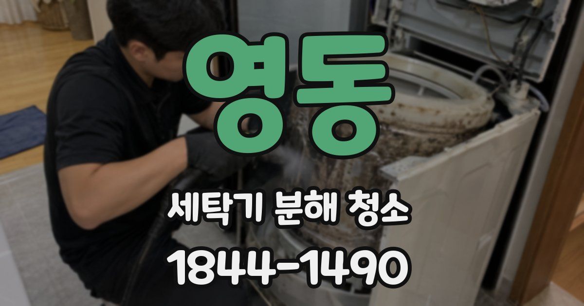 영동 세탁기 분해 청소