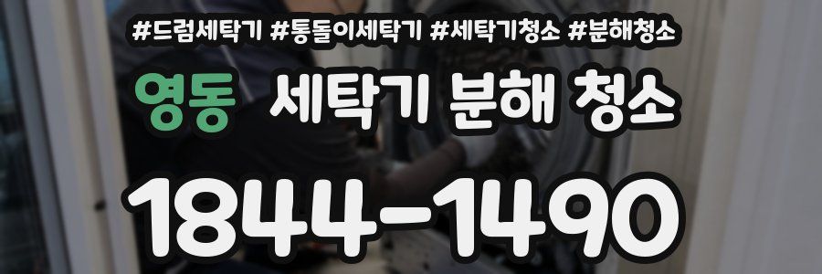 영동 세탁기 분해 청소