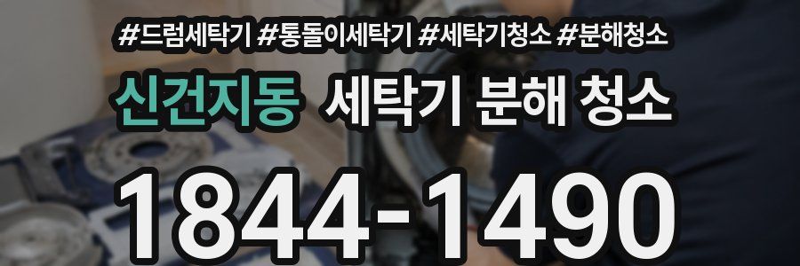 신건지동 세탁기 분해 청소