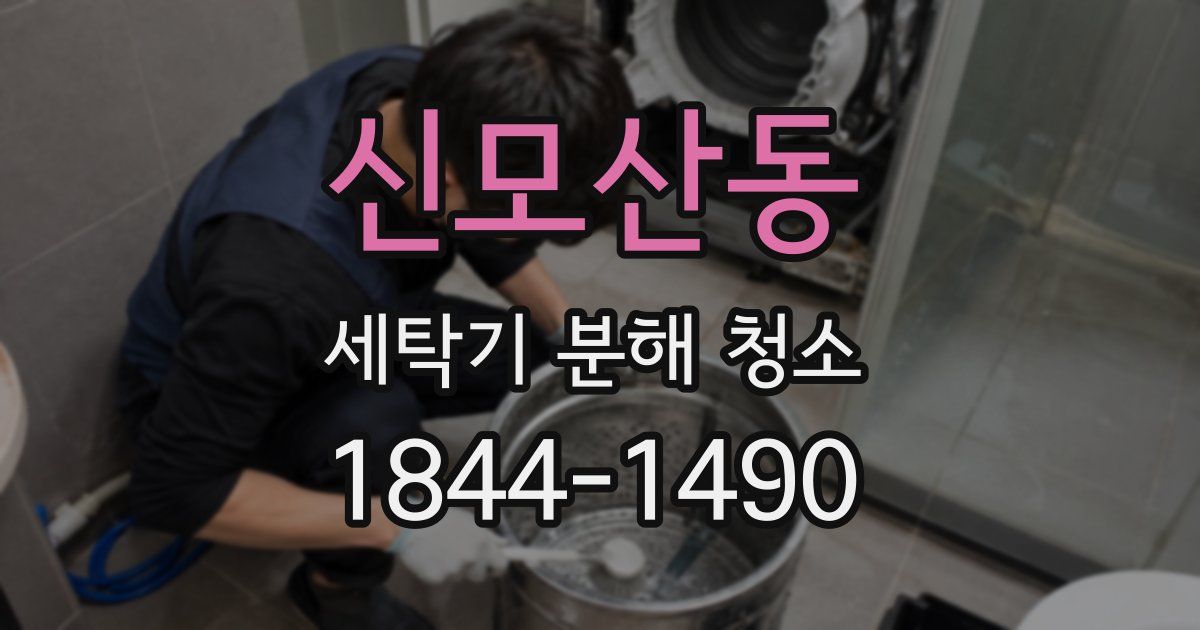 신모산동 세탁기 분해 청소
