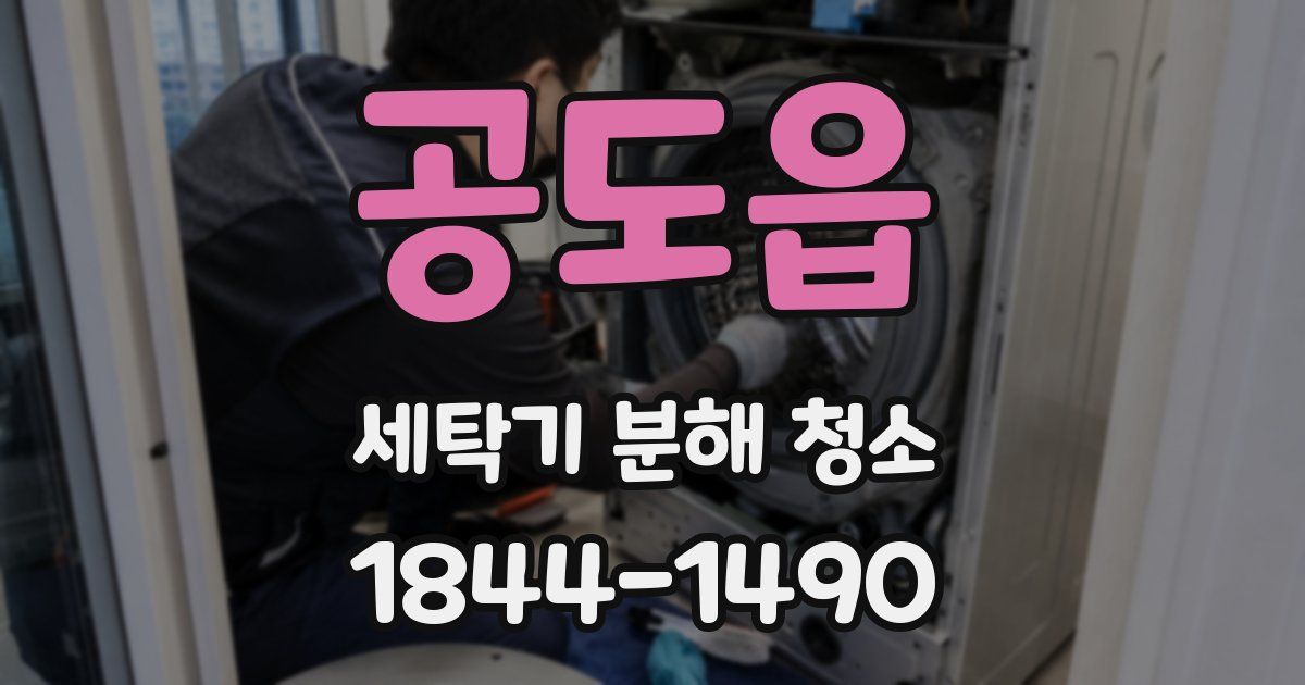 공도읍 세탁기 분해 청소