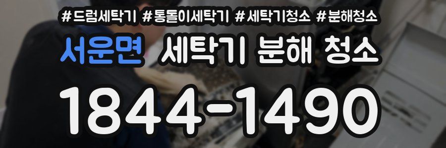 서운면 세탁기 분해 청소